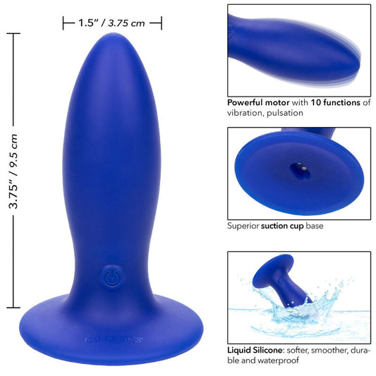 CALEXOTICS - ADMIRAL TORPEDO PLUG ANALE VIBRADOR AZUL