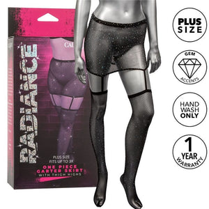 CalExotics – Radiance jupe jarretières cuisses grande taille