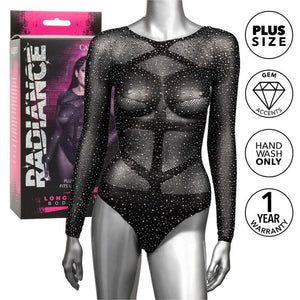 CalExotics – Radiance body manches longues rhin grande taille