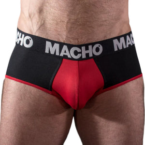 Macho – Ms26n slip noir/rouge
