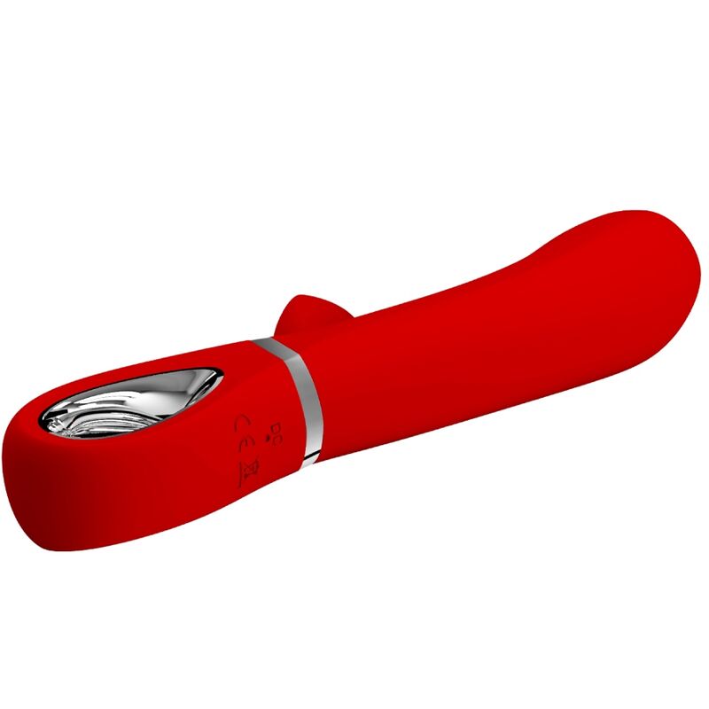 PRETTY LOVE - THOMAS VIBRADOR PUNTO G MULTIFUNCTION RED