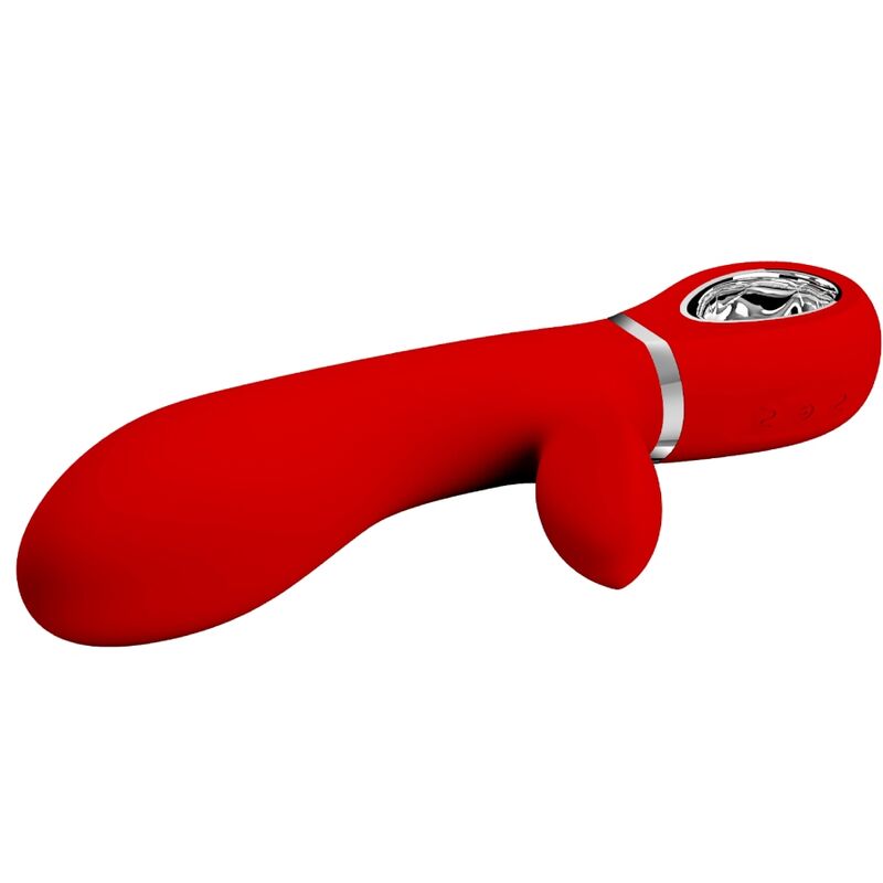 PRETTY LOVE - THOMAS VIBRADOR PUNTO G MULTIFUNCTION RED