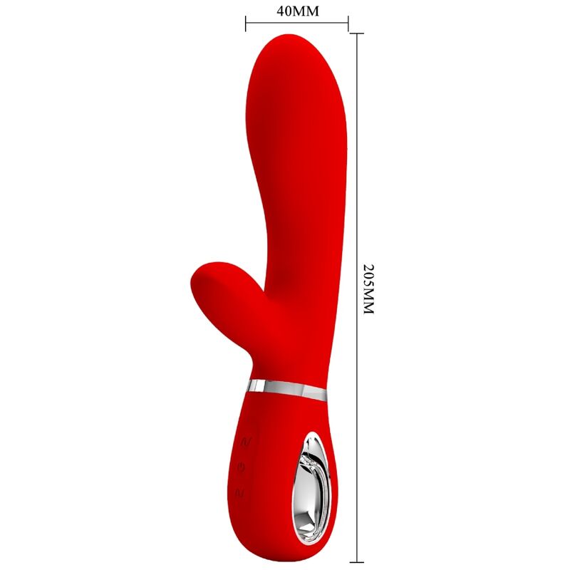 PRETTY LOVE - THOMAS VIBRADOR PUNTO G MULTIFUNCTION RED
