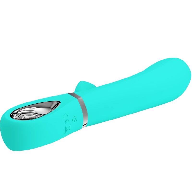 PRETTY LOVE - THOMAS VIBRADOR PUNTO G MULTIFUNCTIONAL GREEN AGUA