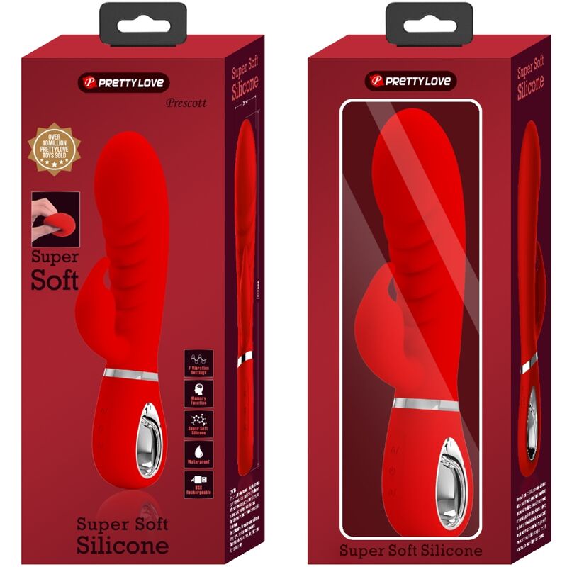 PRETTY LOVE - PRESCOTT VIBRADOR PUNTO G MULTIFUNCTION ROYAL