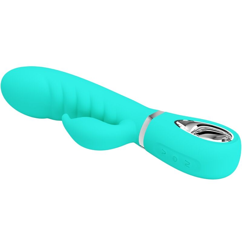 PRETTY LOVE - PRESCOTT VIBRADOR PUNTO G MULTIFUNCTION GREEN AGUA