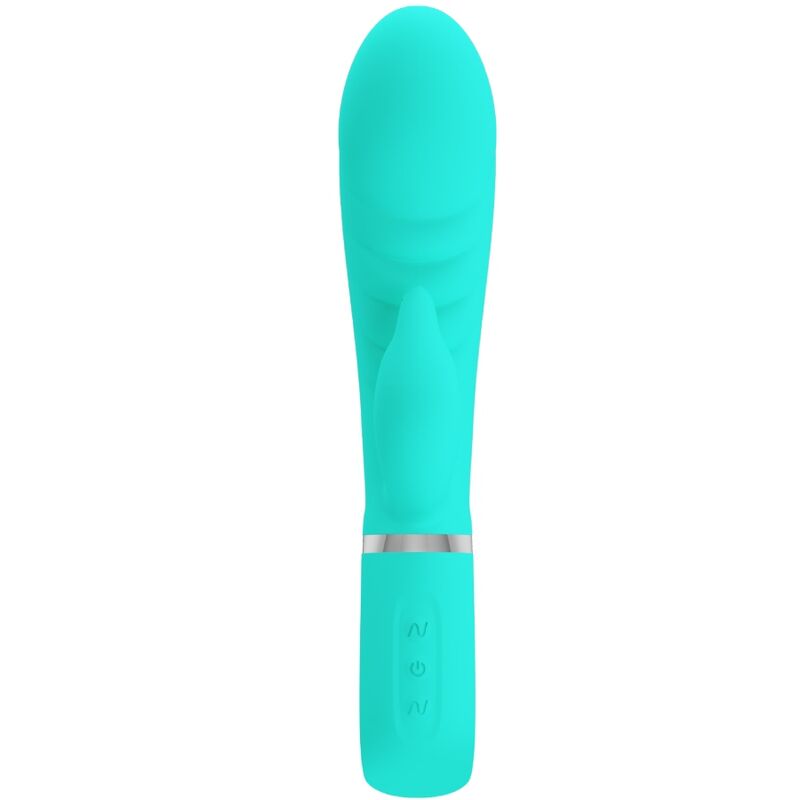PRETTY LOVE - PRESCOTT VIBRADOR PUNTO G MULTIFUNCTION GREEN AGUA