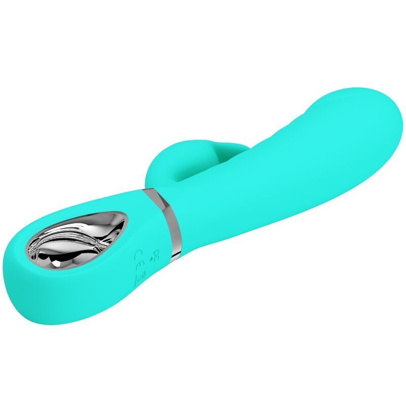 PRETTY LOVE - PRESCOTT VIBRADOR PUNTO G MULTIFUNCTION GREEN AGUA
