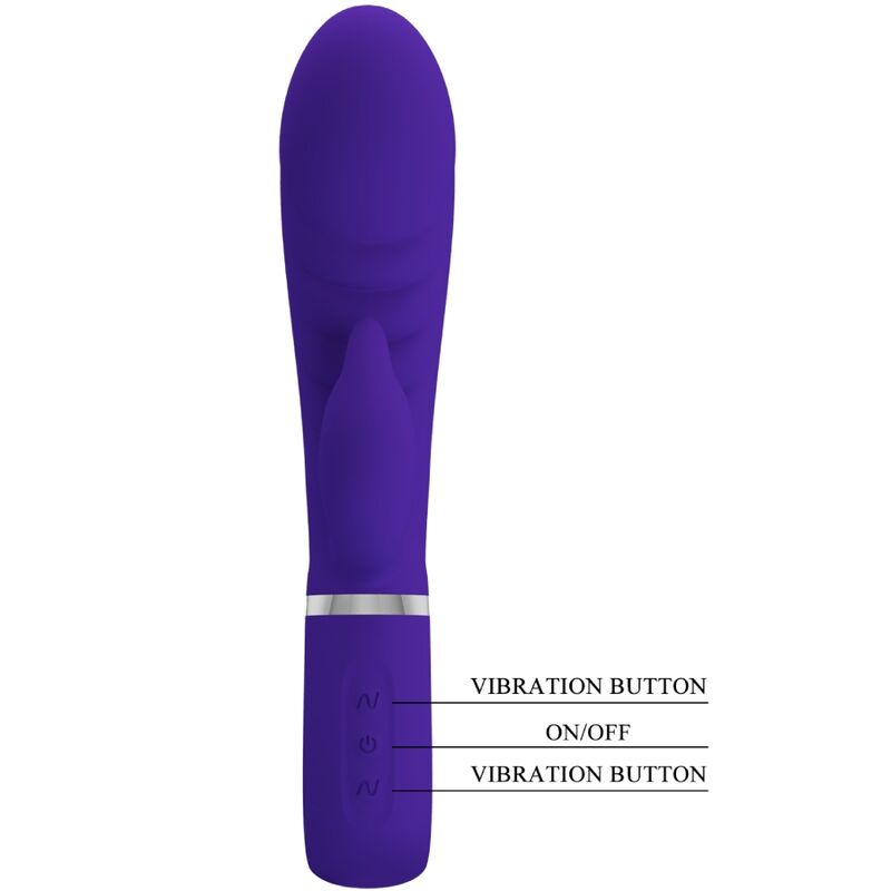 PRETTY LOVE - PRESCOTT VIBRADOR PUNTO G MULTIFUNCTION LILA