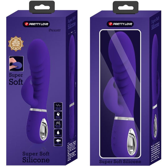 PRETTY LOVE - PRESCOTT VIBRADOR PUNTO G MULTIFUNCTION LILA
