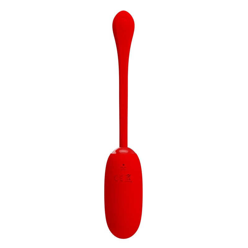 PRETTY LOVE - JULIUS HUEVO WATERPROOF &amp; RECHARGEABLE VIBRADOR ROJO