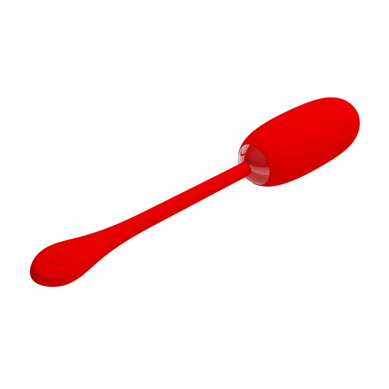 PRETTY LOVE - JULIUS HUEVO WATERPROOF &amp; RECHARGEABLE VIBRADOR ROJO