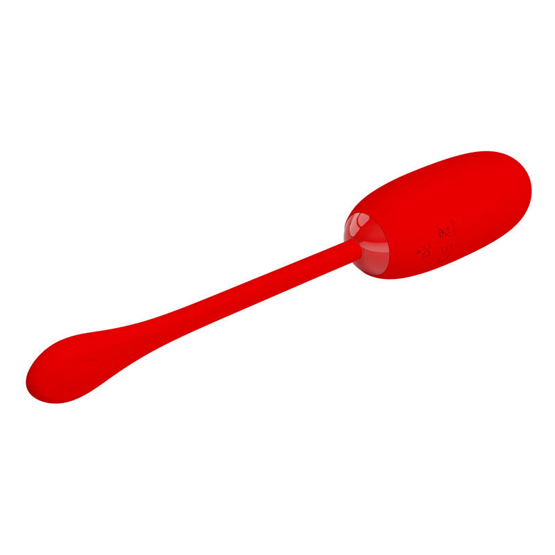 PRETTY LOVE - JULIUS HUEVO WATERPROOF &amp; RECHARGEABLE VIBRADOR ROJO