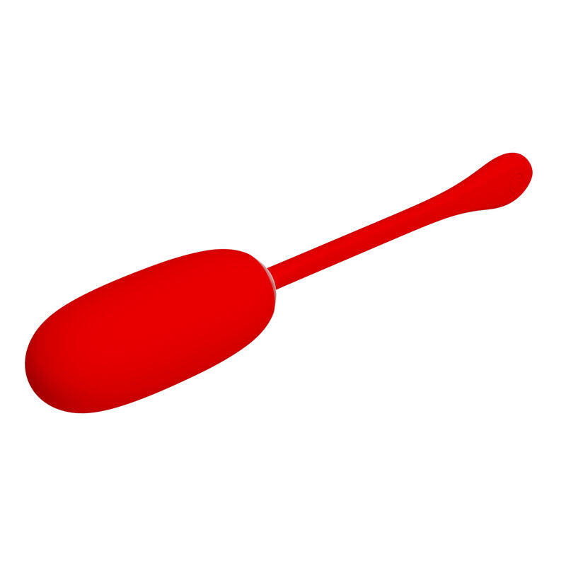 PRETTY LOVE - JULIUS HUEVO WATERPROOF &amp; RECHARGEABLE VIBRADOR ROJO