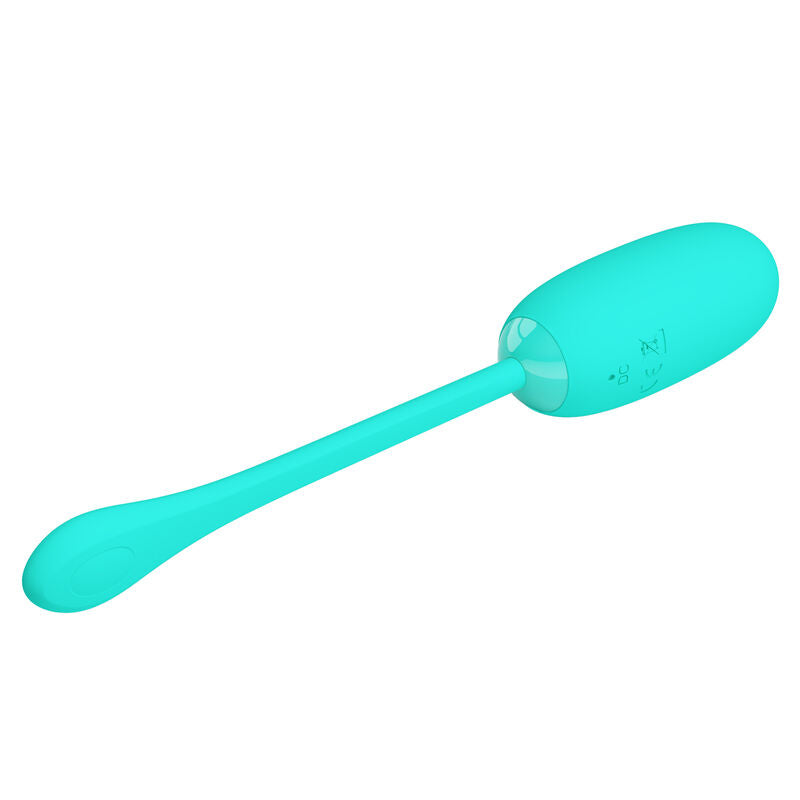 PRETTY LOVE - JULIUS HUEVO WATERPROOF &amp; RECHARGEABLE VIBRADOR VERDE AGUA