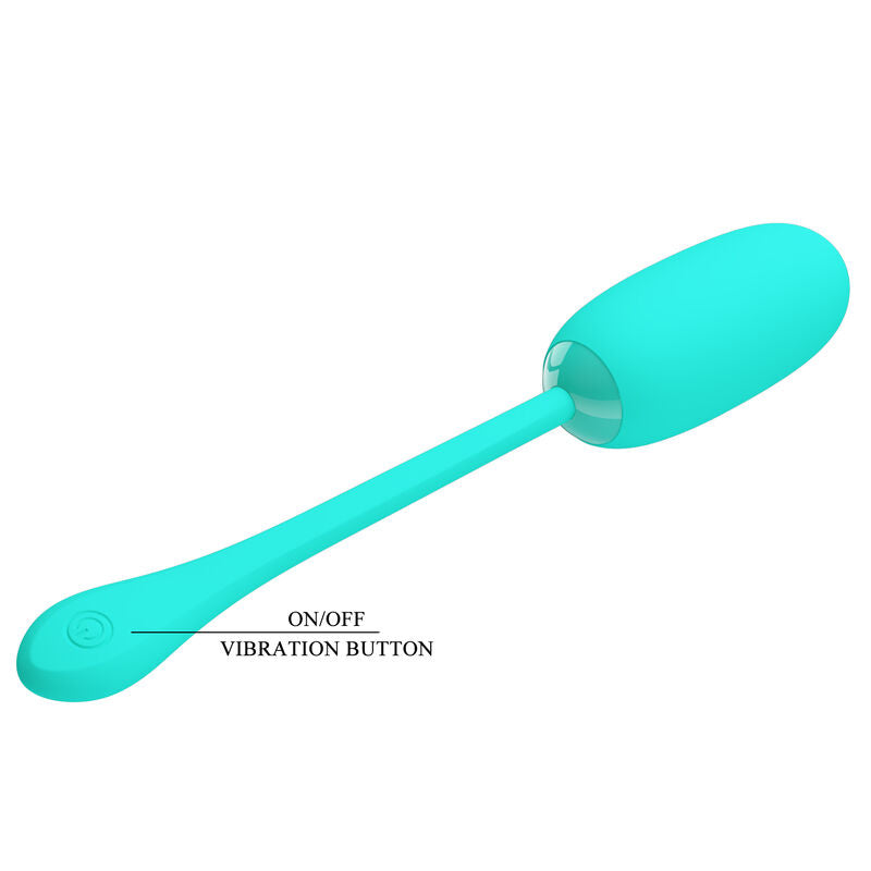PRETTY LOVE - JULIUS HUEVO WATERPROOF &amp; RECHARGEABLE VIBRADOR VERDE AGUA