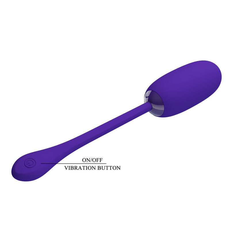 PRETTY LOVE - JULIUS HUEVO WATERPROOF &amp; RECHARGEABLE VIBRADOR LILA