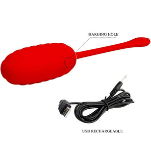 Pretty Love – Oeuf vibrant rechargeable kirk rouge