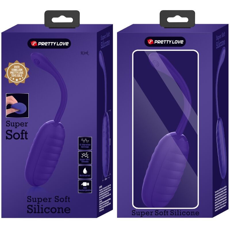 PRETTY LOVE - KIRK HUEVO RECHARGEABLE VIBRADOR LILA