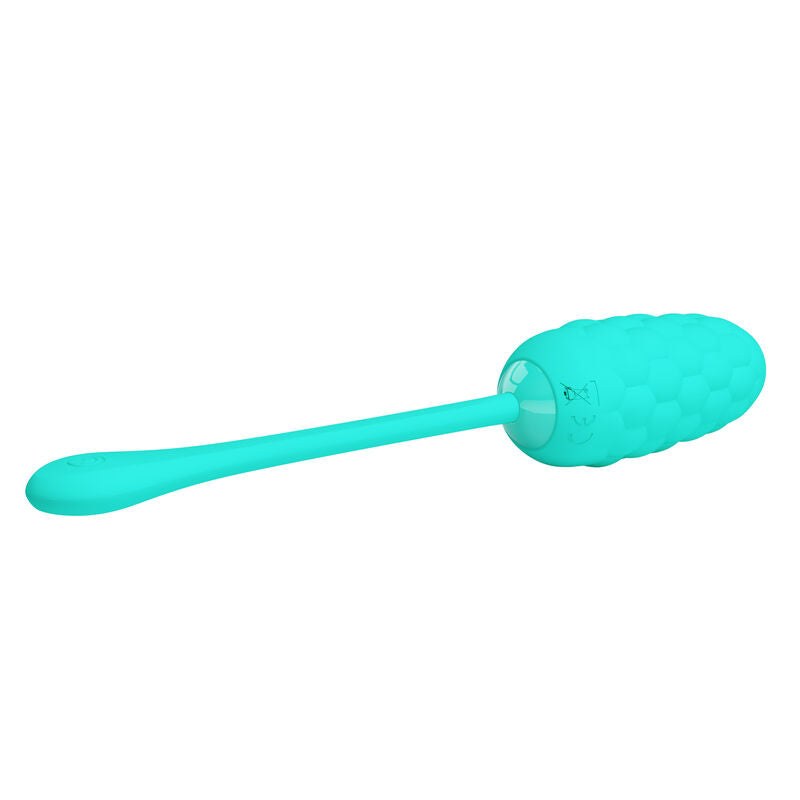 PRETTY LOVE - HUEVO VIBRADOR WITH TEXTURA MARINA RECARGABLE GREEN AGUA