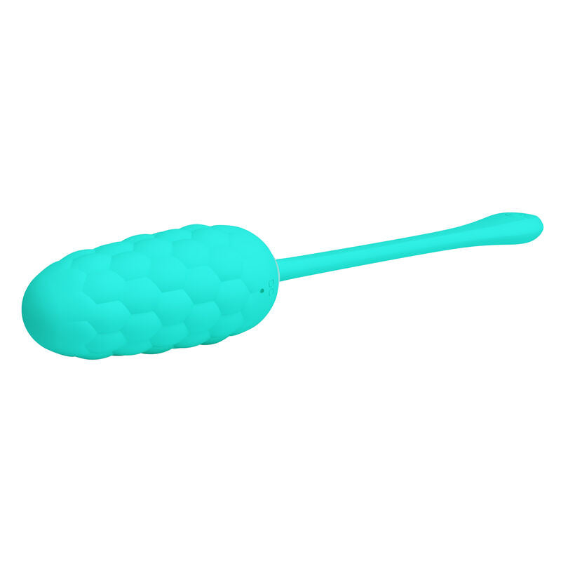 PRETTY LOVE - HUEVO VIBRADOR WITH TEXTURA MARINA RECARGABLE GREEN AGUA