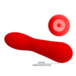 Pretty Love – Vibrateur rechargeable faun rouge