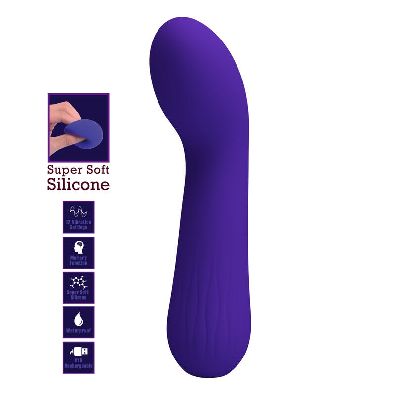 PRETTY LOVE - FAUN RECHARGEABLE VIBRADOR LILA