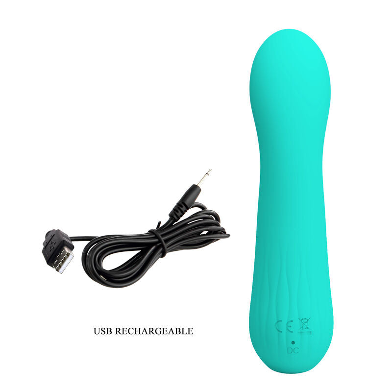 PRETTY LOVE - FAUN RECHARGEABLE VIBRADOR VERDE AGUA