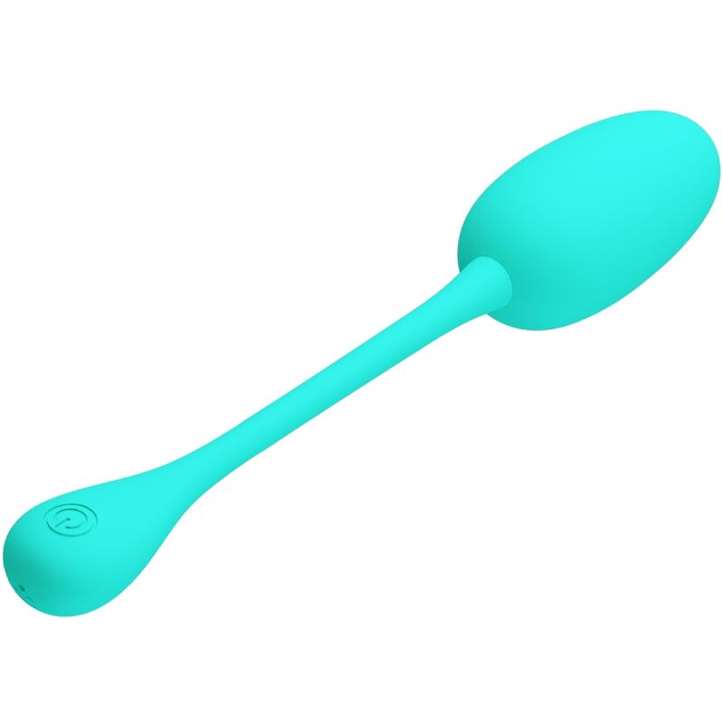 PRETTY LOVE - KNUCKER HUEVO RECARGABLE VIBRADOR VERDE AGUA