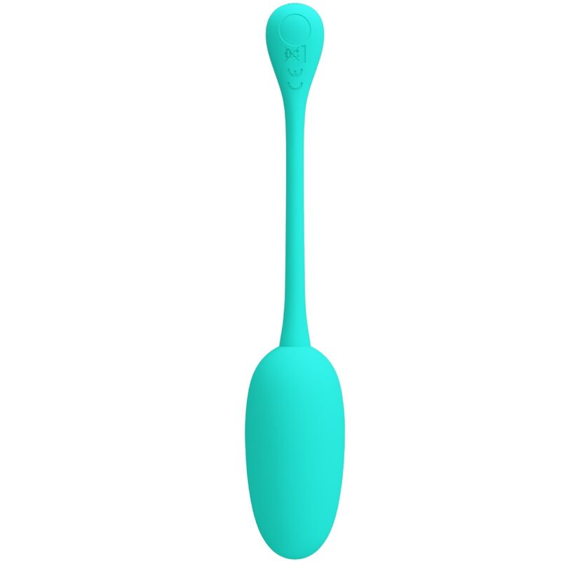 PRETTY LOVE - KNUCKER HUEVO RECARGABLE VIBRADOR VERDE AGUA