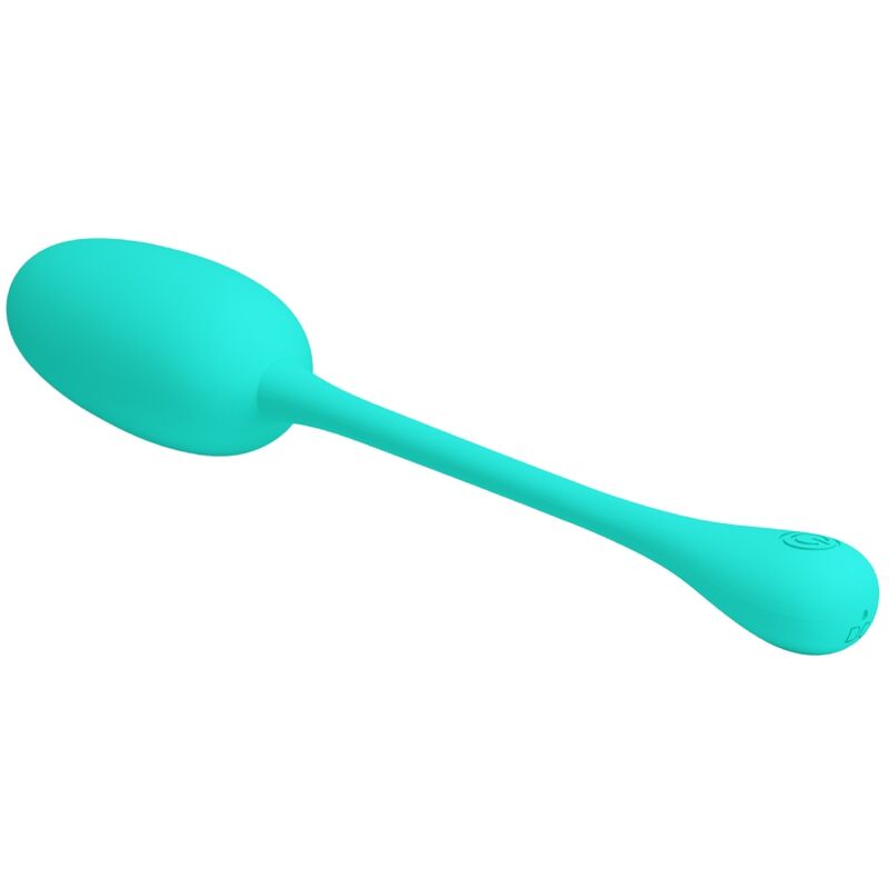 PRETTY LOVE - KNUCKER HUEVO RECARGABLE VIBRADOR VERDE AGUA