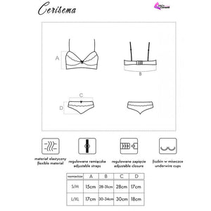 Livco Corsetti Fashion – Cerisema lc 21005 soutien-gorge + culotte corail