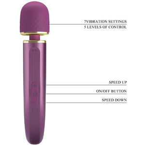 Pretty Love – Masseur 7 modes de vibration violet