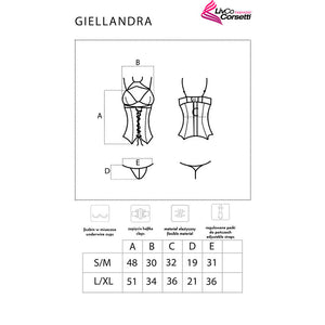 Livco Corsetti Fashion – Collection giellandra for the senses corset + culotte noir