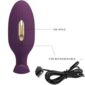 Pretty Love – Plug anal contrôlé par application jefferson violet