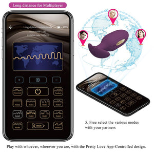 Pretty Love – Plug anal contrôlé par application jefferson violet