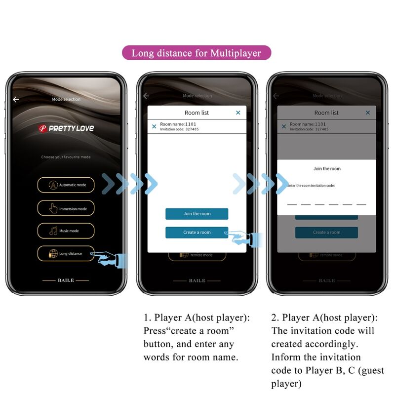 PRETTY LOVE - JEFFERSON PLUG ANALE CONTROLE DOOR APP LILA