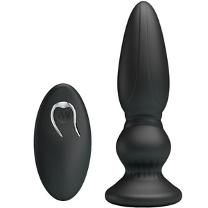 Mr Play – Puissant vibrateur télécommande plug anal noir