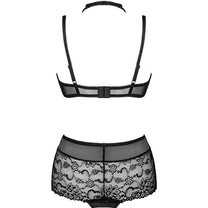 Livco Corsetti Fashion – Linera for the senses collection soutien-gorge + culotte noir