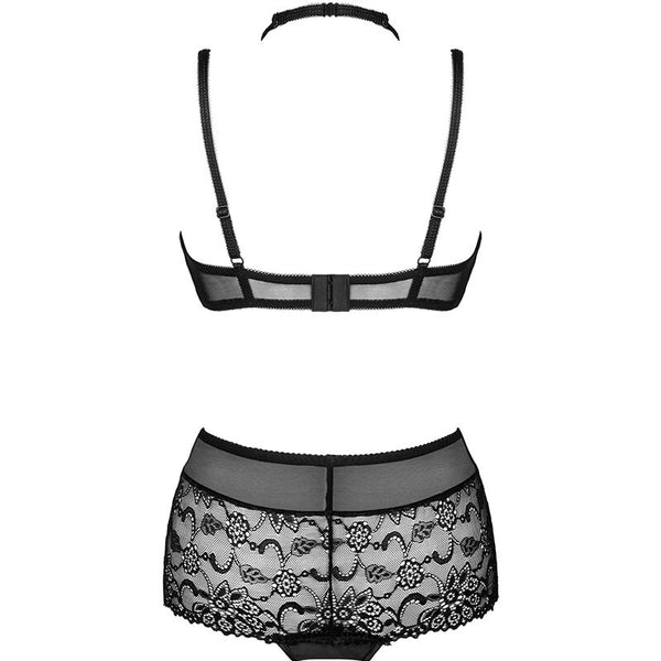 Livco Corsetti Fashion – Linera for the senses collection soutien-gorge + culotte noir