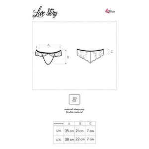Livco Corsetti Fashion – Love story lc 90679 culotte crochless noir