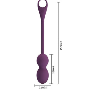 Pretty Love – Elvira kegel balls app télécommande violet