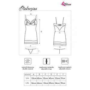 Livco Corsetti Fashion – Chemise + culotte makrezian lc 90545 noir
