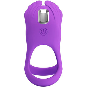 Pretty Love – Silas anneau pénis vibrant 7 vibrations silicone violet