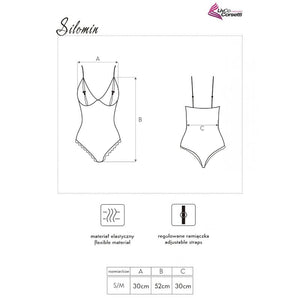 Livco Corsetti Fashion – Corps + peignoir silomin lc 1401 noir taille unique