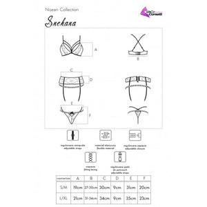 Livco Corsetti Fashion – Snehana lc 90443 soutien-gorge + jarretière + culotte noir