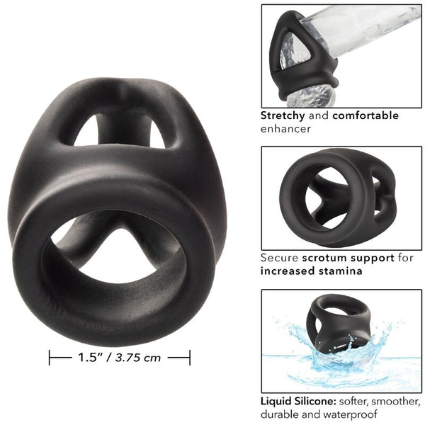 CalExotics – Alpha bague dual cage noir