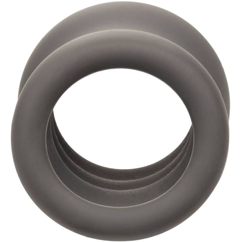 CALEXOTICS - ALPHA ANILLO EXTENSIÓN ESCROTO DUBBEL NEGRO