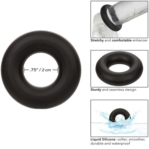 CalExotics – Alpha bague moyenne prolong noir