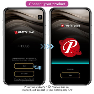 Pretty Love – Hector electroshock vibrateur par app control violet